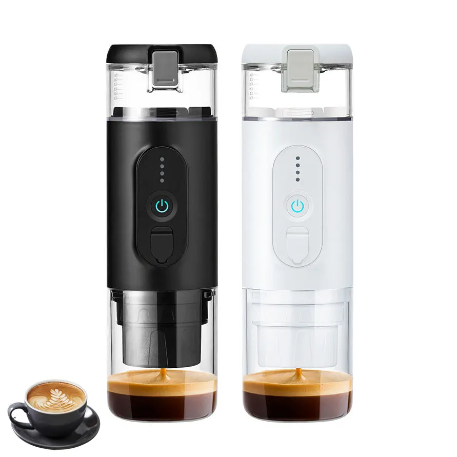 

2 in 1 Portable Capsule Coffee Machine espresso coffee maker USB Electric Espresso Maker for Car Outdoors Camping