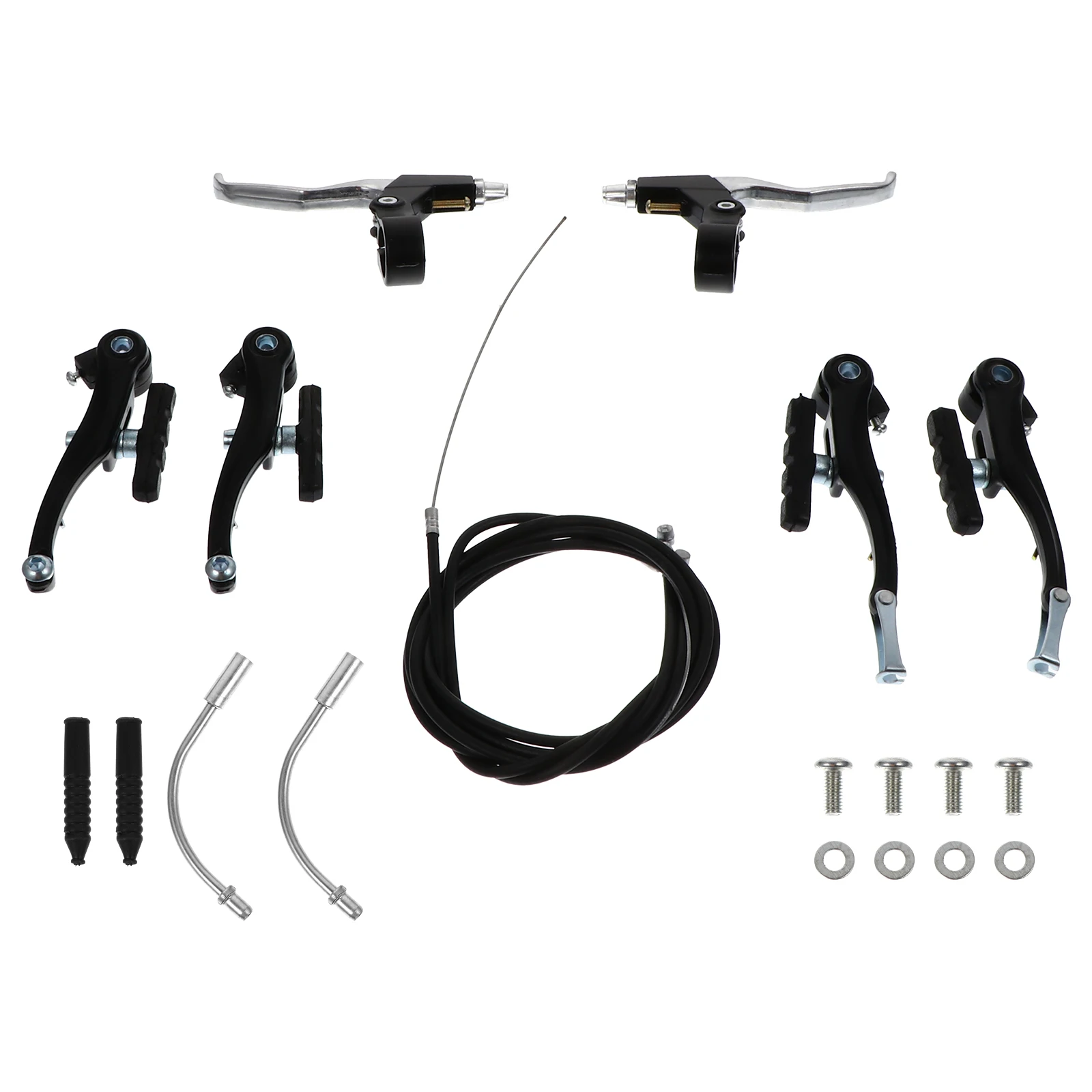 

Bicycle Brake Set All Aluminum Lever Accessories for Mountain Bike Disc Brakes Durable Wear Resistant Sturdy Smooth