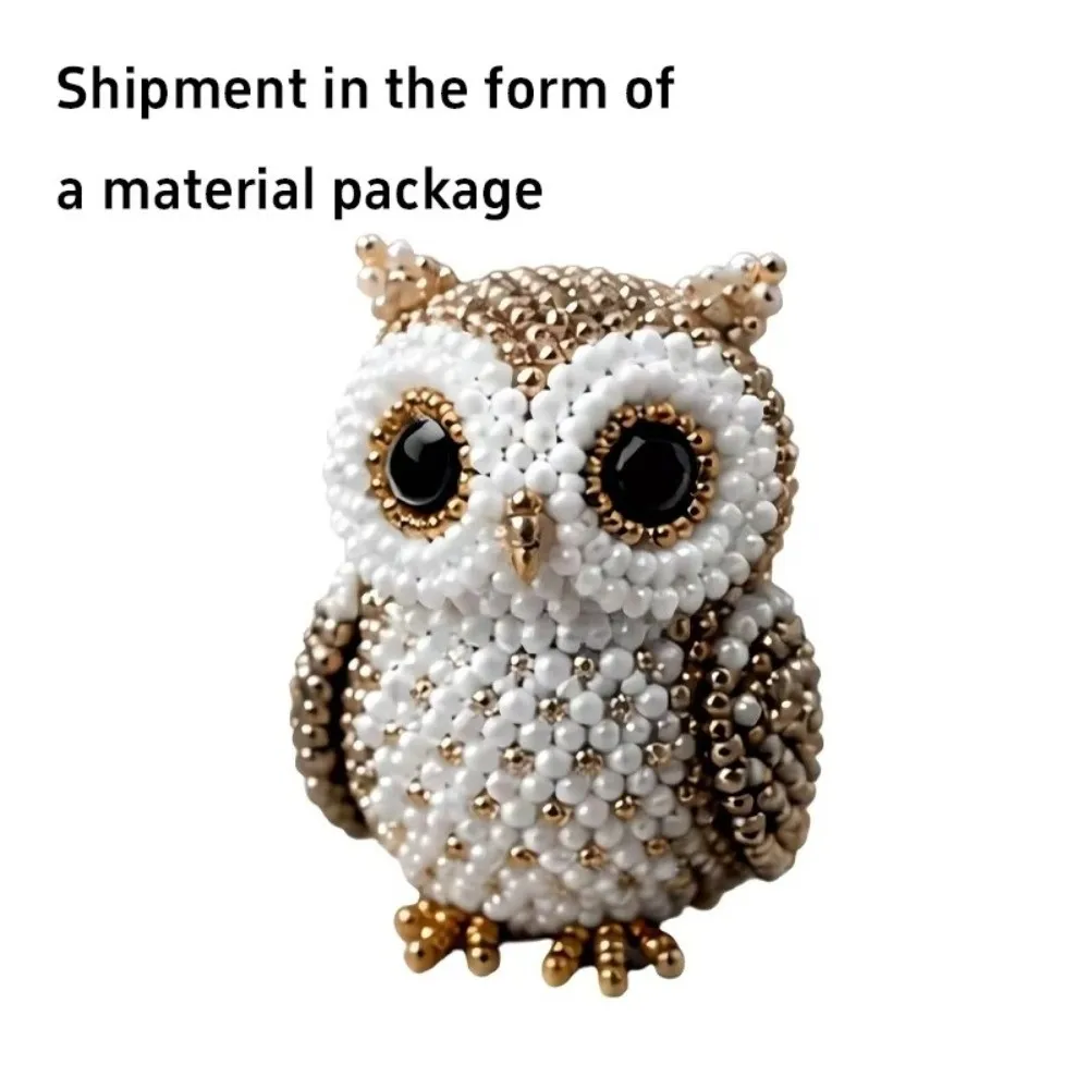 Animal Shape 3D Beaded Animal Kit Handmade with Colorful Beads DIY Bead Craft Kit Craft 3D Beaded Ornament Set Home Decor