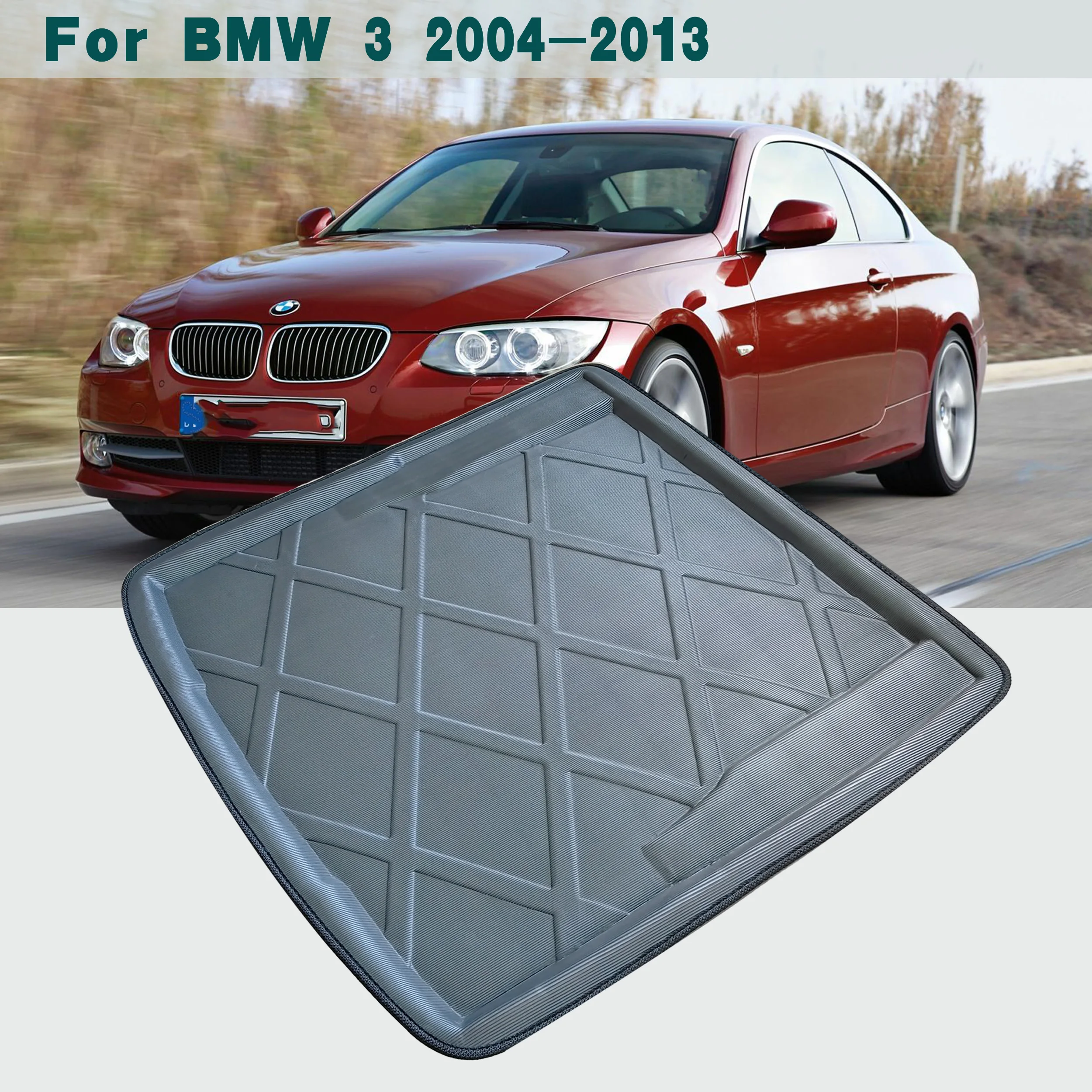 For BMW 3 Series E90 E92 Saloon Sedan 2004 2005-2009 2010 2011 2012 2013 Car Rear Boot Cargo Liner Tailored Trunk Mat Floor Tray