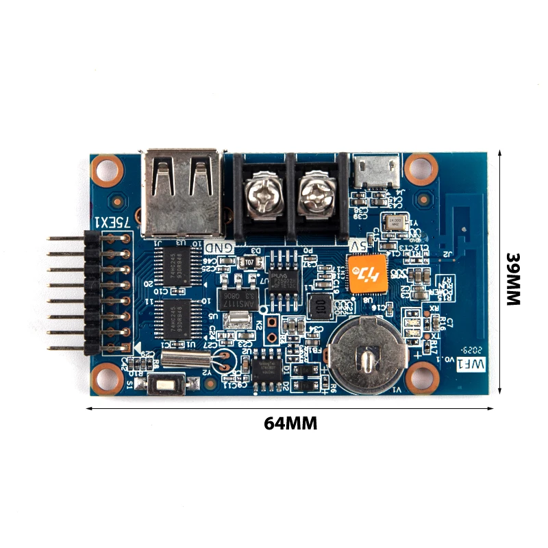 1Pc Full Color Module Controller WF1 Board P3 P4 P5 P10 Led Matrix Digital Panel*.