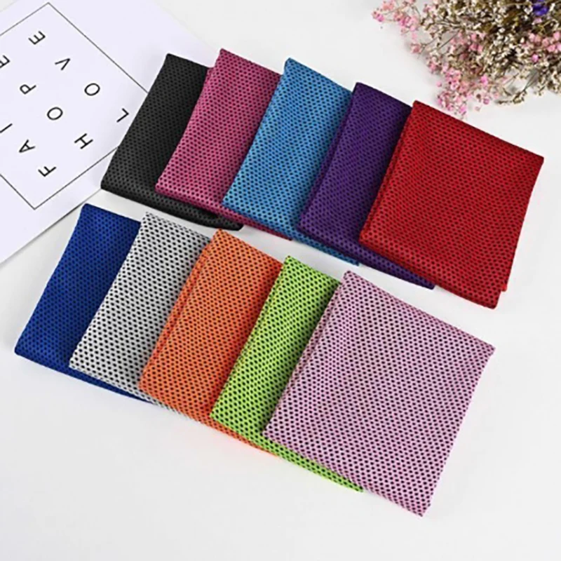 Outdoor Jogging Sports Running Marathon Portable Sweat Absorbent Cooling Sports Quick Dry Towel Fitness Wrist Wipe Sweat