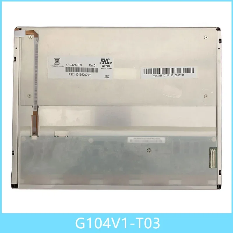 10.4-inch G104V1-T03 Industrial LCD Display Screen 640x480 Resolution Fully Tested Fast Shipping
