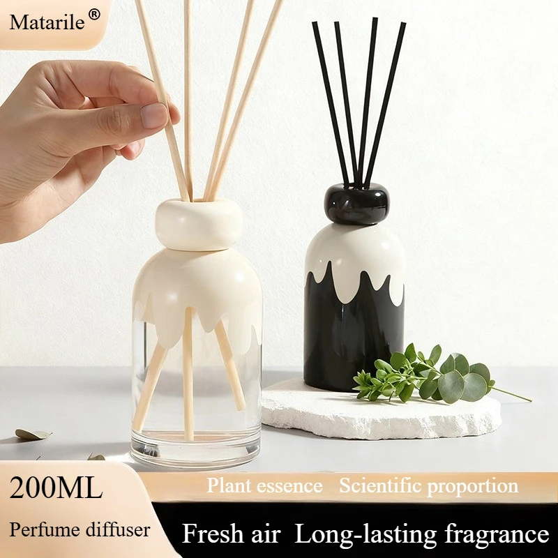 

Matarile Plant Essence Fragrance Hotel Perfume Diffuser Set Room Air Freshener luxury hotel Perfumes Diffuser geurstokjes 200ml