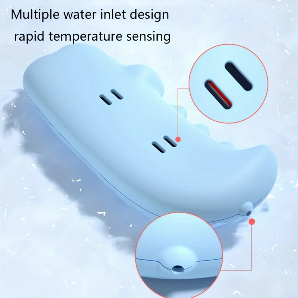 Pet Bath Water Thermometer - Easy-To-Read, Battery-Free Temperature Gauge for Dogs and Cats