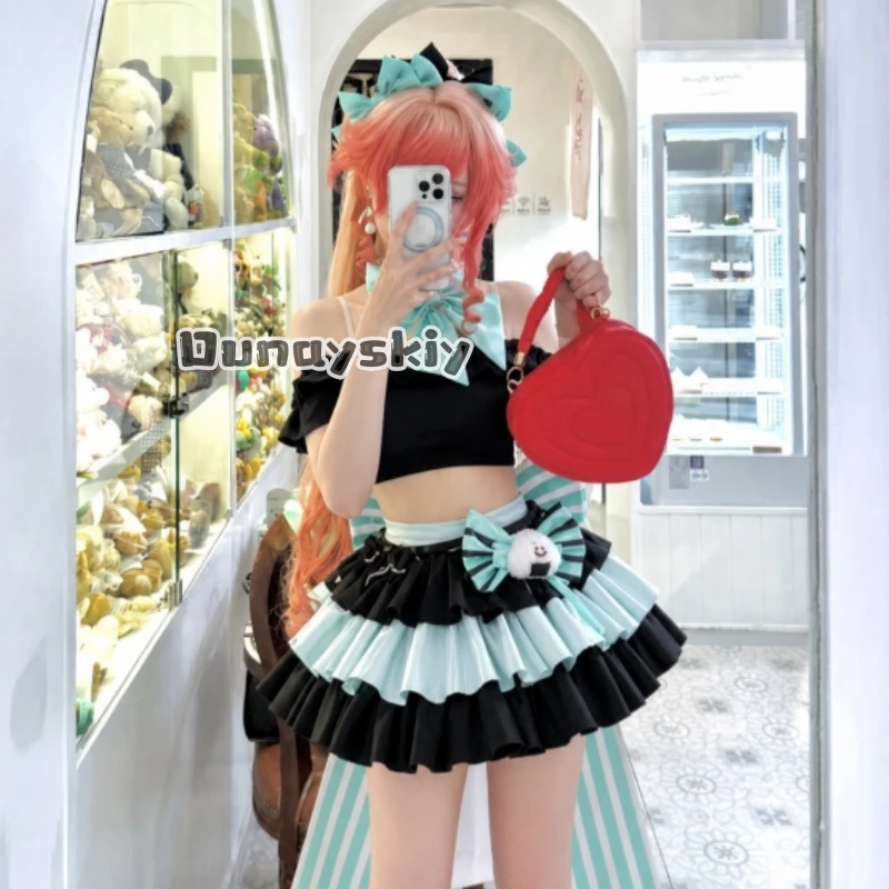 Costume de cosplay complet KS*18 Arknights Haru Spring Tour Collaboration, tenue de jeu bidimensionnelle, pour fête costumée Jirai Kei