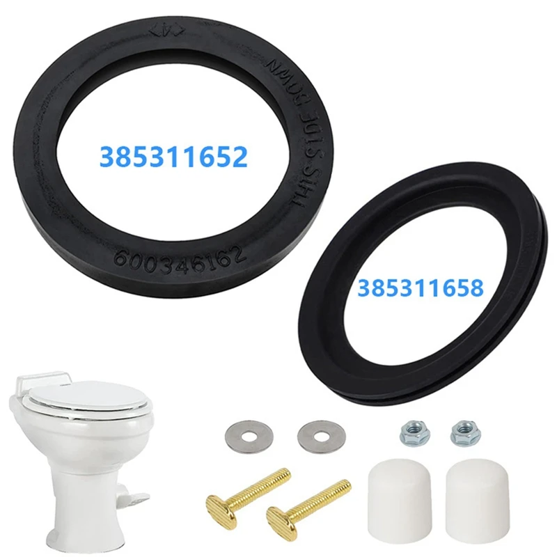 RV Toilet Seal Kit Parts For 385311652 RV Toilet Seal Kit And 385311658 RV Toilet Flush Seal,For Dometic 300/310/320 RV Toilet