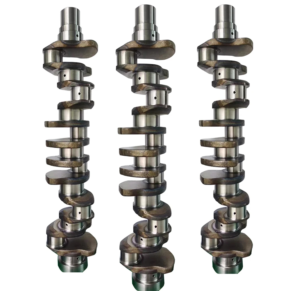 6D140 forged steel crankshaft 6D114 6D110 S6D110 assembly 6D140 forged steel crankshaft 6D114 6D110 S6D110 crankshaft for PC1250