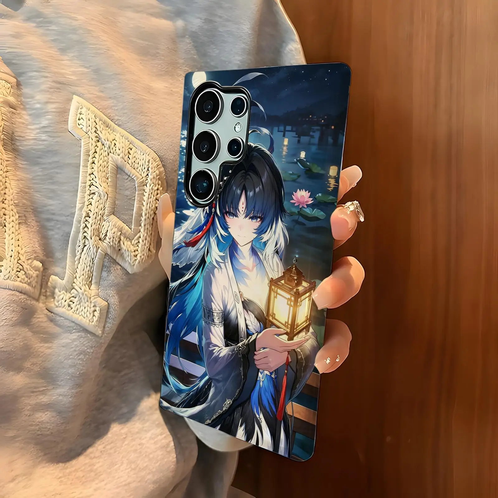Phone Case For Samsung Galaxy S26 25 S24 S23 S22 S21 Ultra Wuthering Waves YangyangXuanling  Glossy Film Phone Case