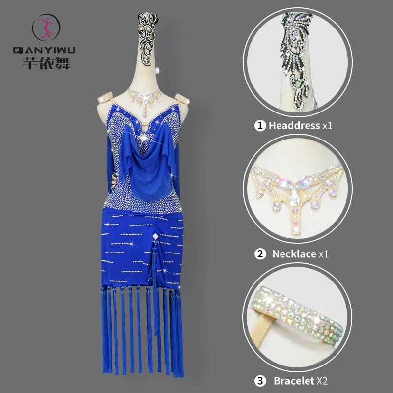 Nuevo Vestido de Baile Latino, Ropa de Actuación, Falda Sexy con Flecos para Mujer, Ropa de Práctica de Baile de Salón, Disfraz de Cabaret, Vestido de Fiesta, Samba para Damas fiesta vestuario flamenco trajes samba com