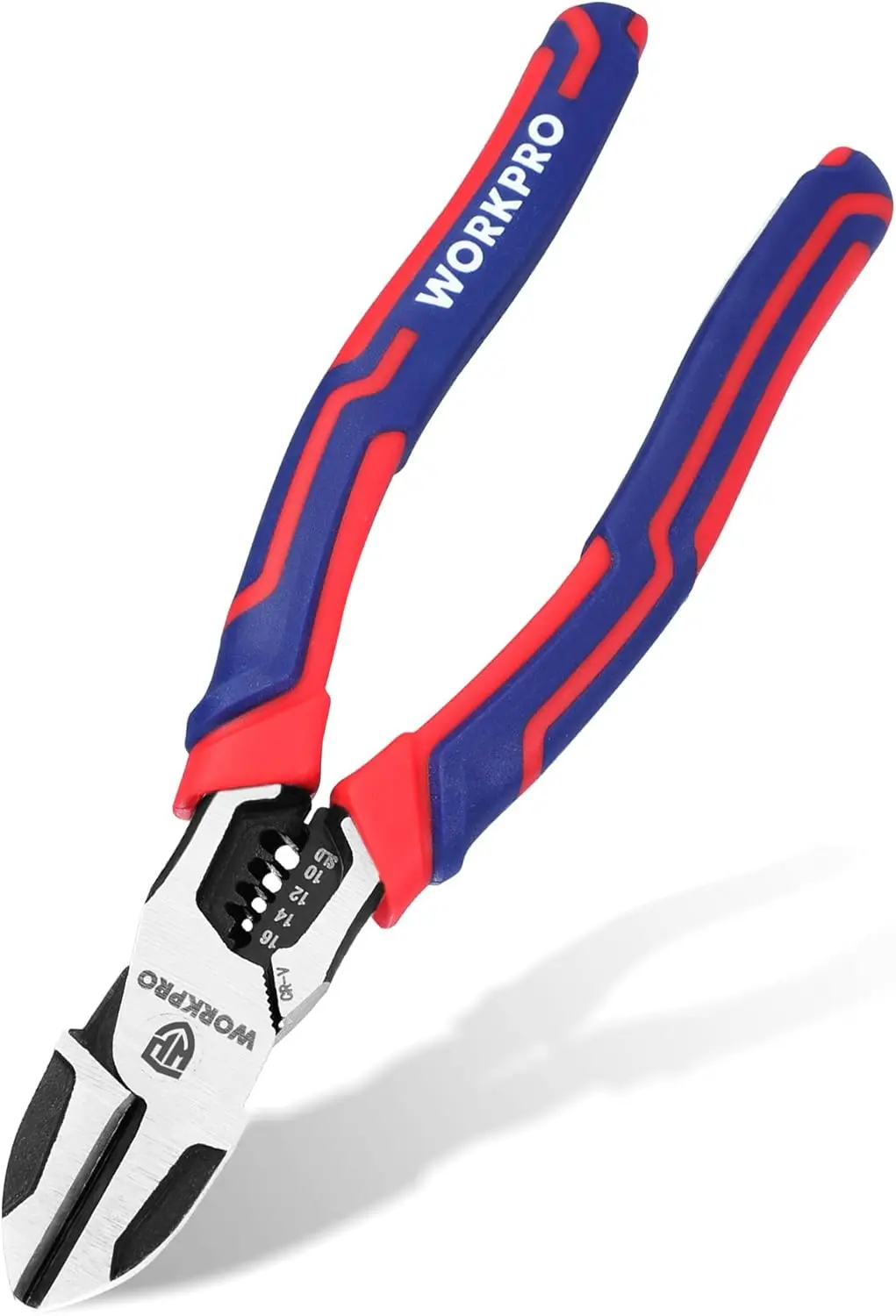 

Многофункциональные диагональные кусачки 2-в-1 с функцией зачистки проводов, 7,5 дюймов, сталь CRV, для электриков и домашнего использования, усиленные бокорезы