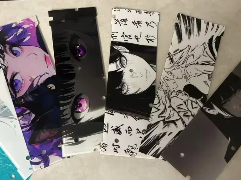 Holy60 Keyboard Base Plate Custom Anime Keyboard Plate Acrylic Case for GH60/mad60/Wooting/rakka Keyboard Plate Gamer Accessory