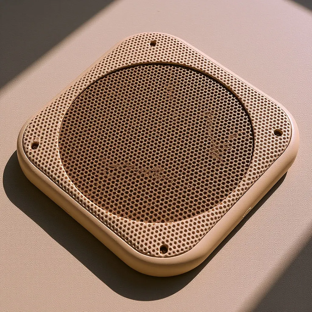 4 Inch Square Speaker Grill Cover for Car Audio System Dust Protection Decorative Stylish Plastic Grille Mesh for Horns