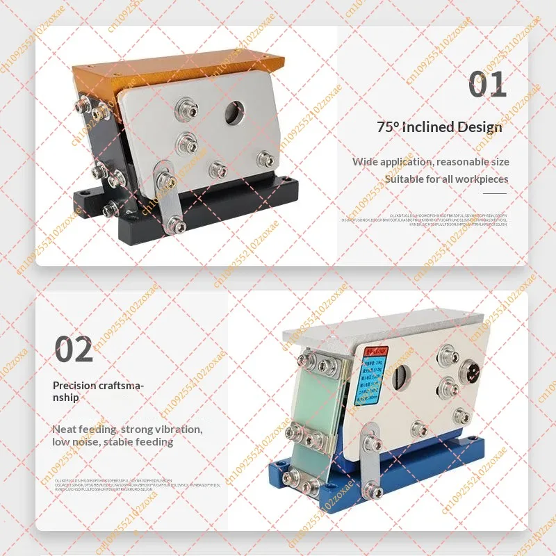 100mm Direct Vibration Plate Feeder 220V Pure Copper Motor Industrial Automatic Linear Vibrating Feeder