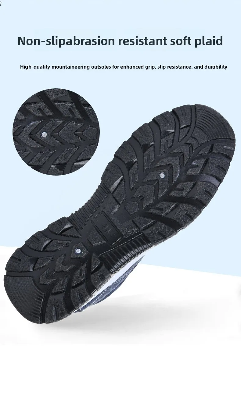 Herren-Schuhe aus Stoff, zum Hineinschlüpfen, atmungsaktive Canvas-Slipper, mit dicker, rutschfester Sohle, bequeme Freizeitschuhe für den täglichen Gebrauch, für Arbeit und Outdoor-Aktivitäten. – Detail 7