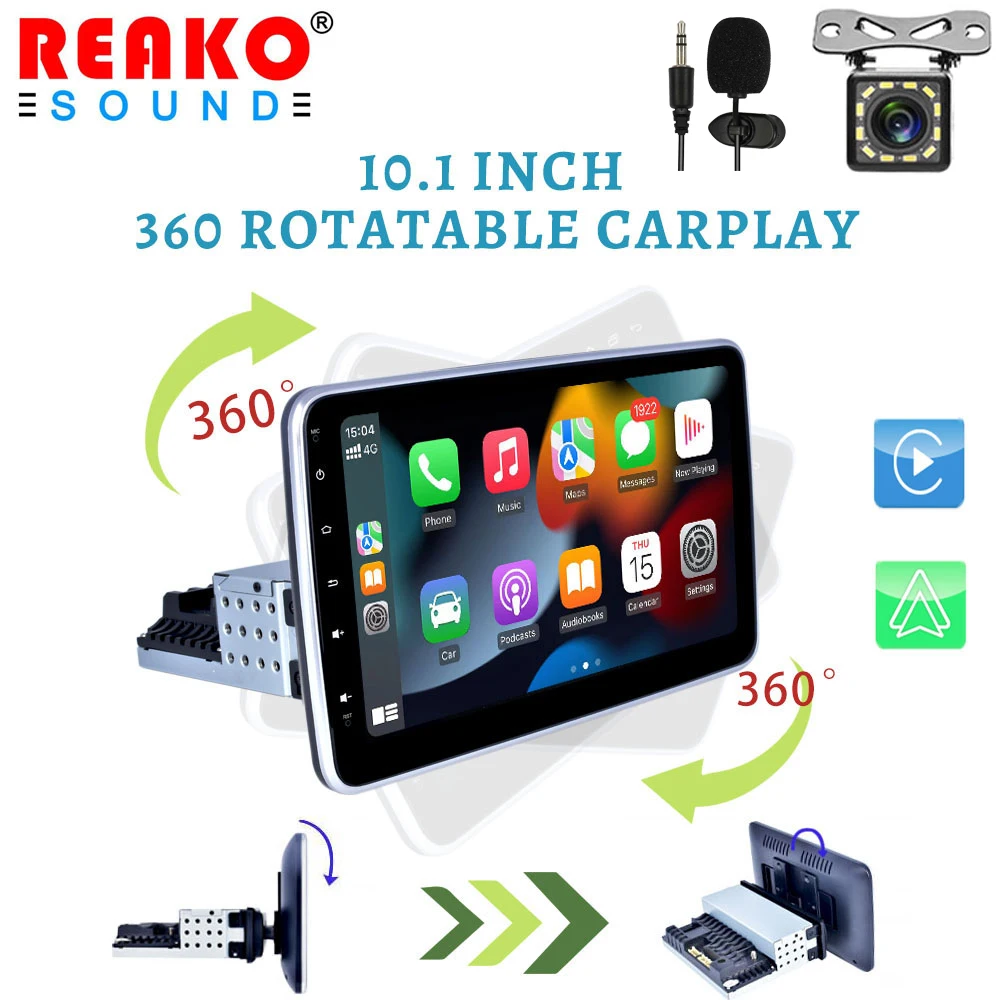 

REAKOSOUND Android Multimedia Player Universal 1 Din 1G+16G/2+32G GPS WiFi FM Radio 9/10inch WIFI Car Video Player