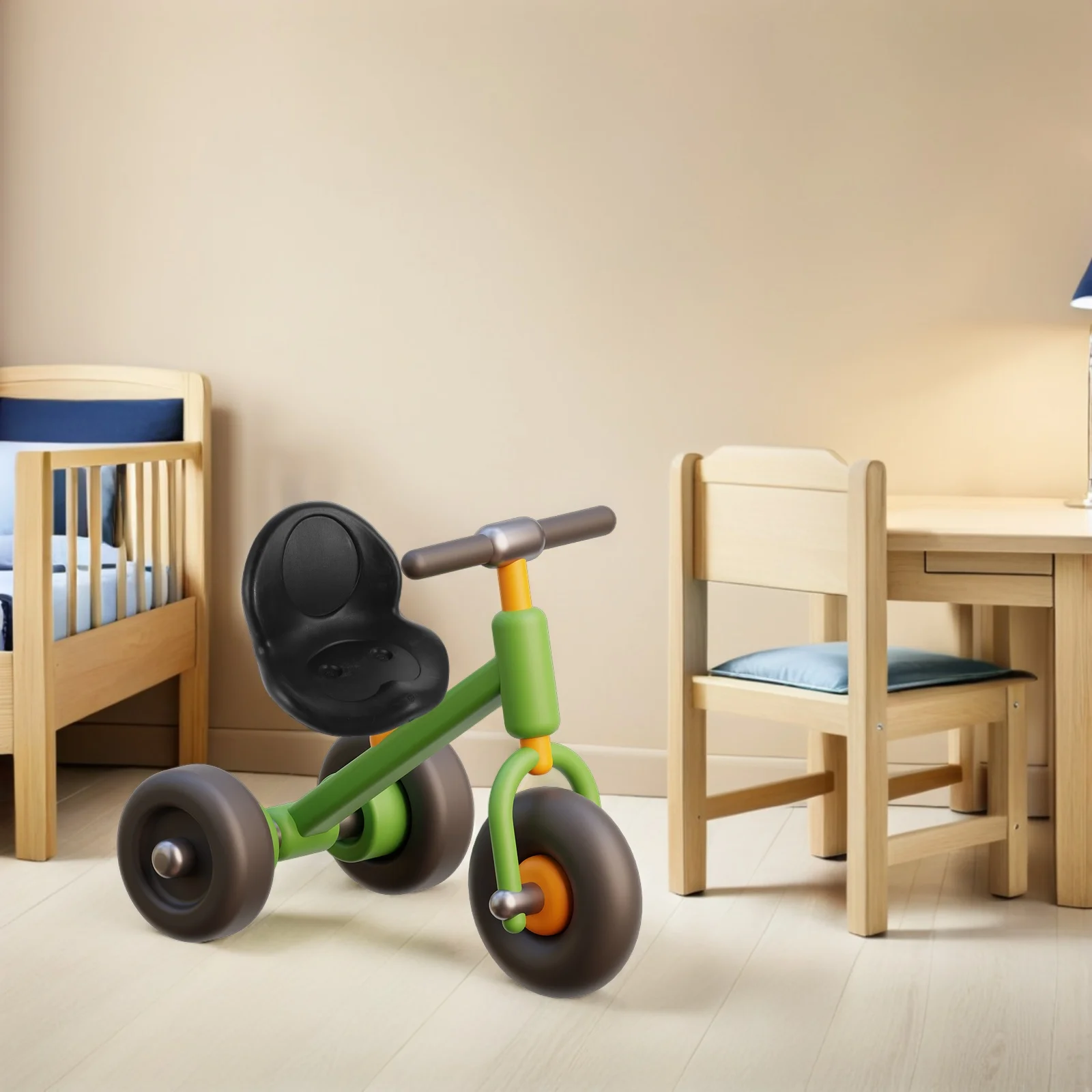 

Children's Tricycle Seat Bike Attachment for Baby Bicycle Seats Back Kids Cushioned Plastic Comfortable