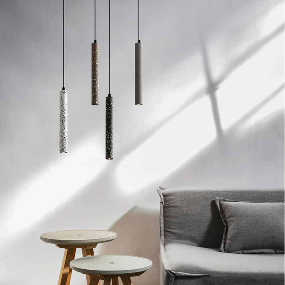 LED Waterstone Pendant Light, Longo Lustre, Estilo Industrial, Interior, Cozinha, Jantar, Quarto, Lâmpada de suspensão, Café, Bar