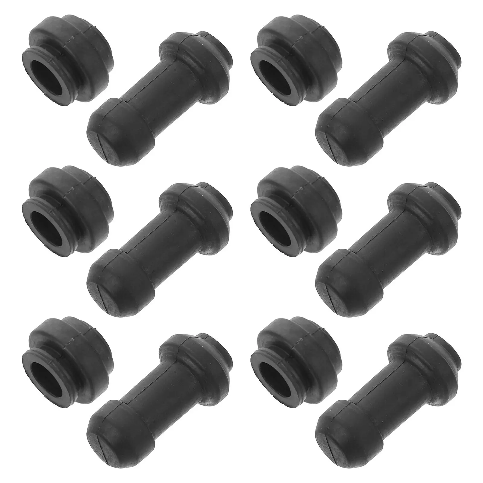 4Sets Motorcycle Brake Caliper Dust Cover Rubber Brake Bleeder Caps Waterproof Shock Absorber Protector for Electric Scooter