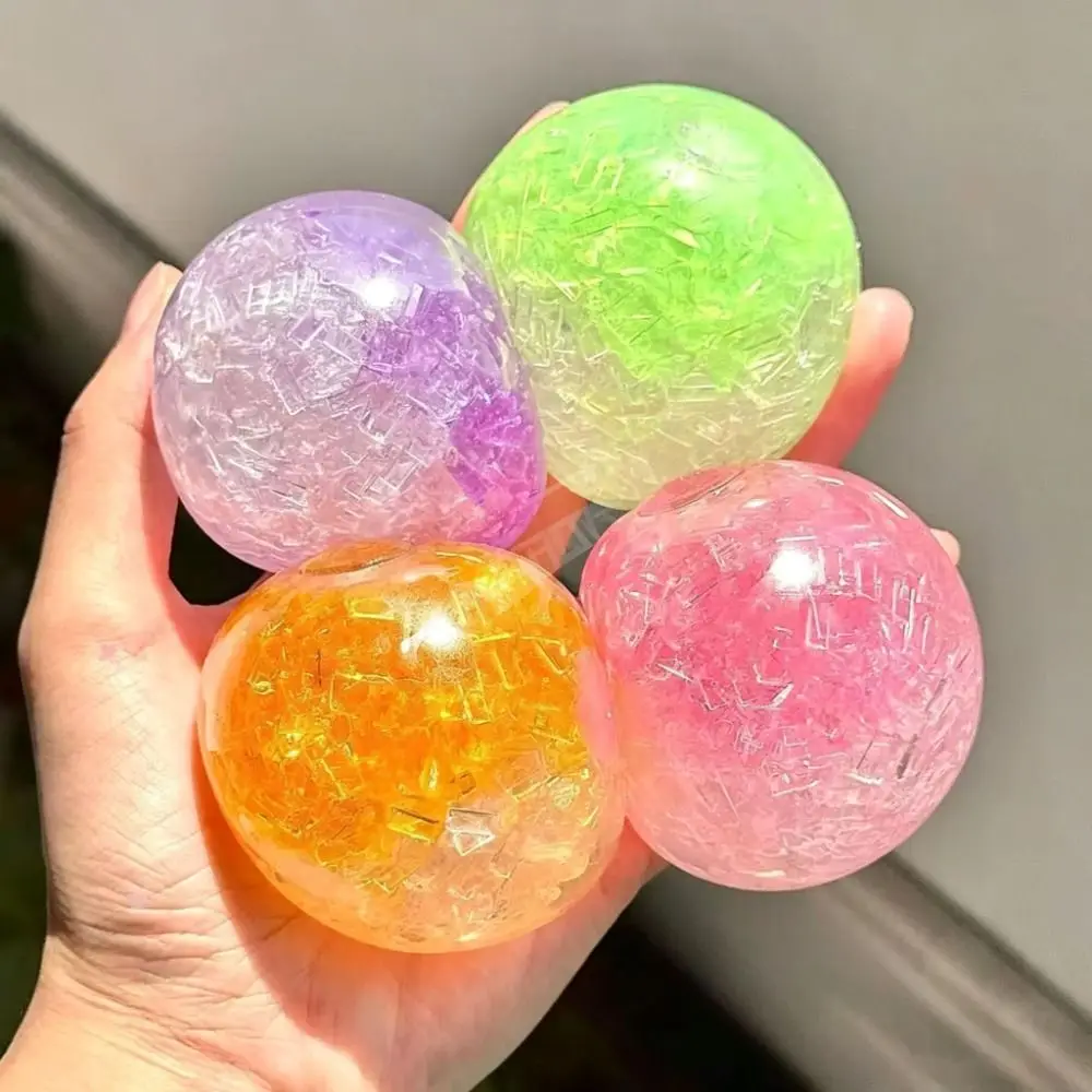 New Super Soft Squeezable Balls Memory Gel Textured Sensory Fidget Crunchy Moldable Stress Relief Toy Stress Relief