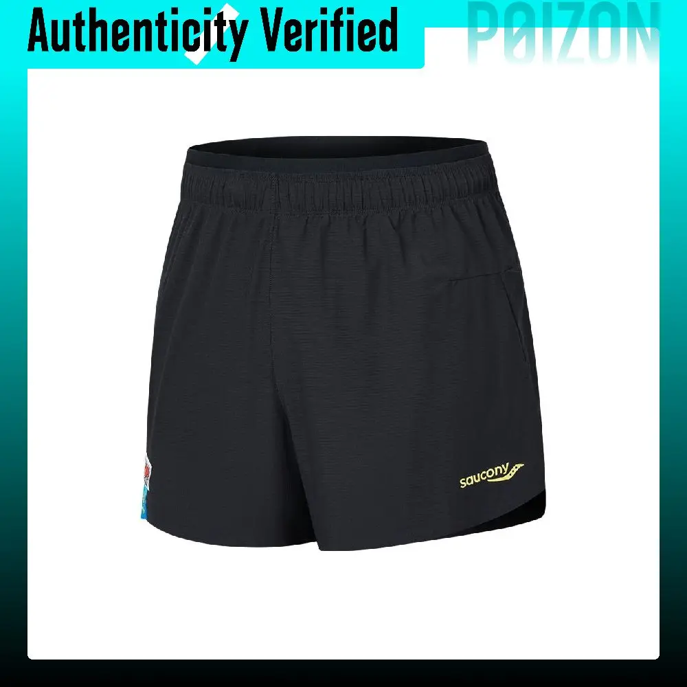 Saucony X Keith Haring Running Shorts Men's Jet Black Moderate SA2260HP71R-BK001