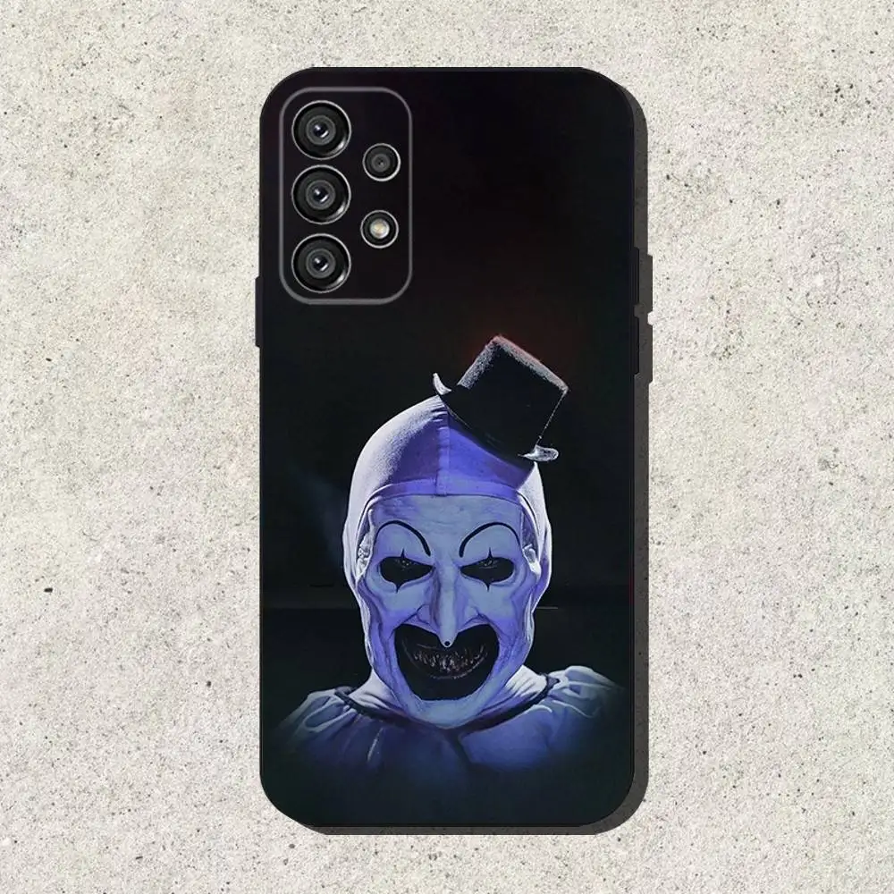 Art the C-Clown Phone Case For Samsung S25,S24,S21,S22,S23,S30,Ultra,S20,Plus,Fe,Lite,Note,10,9,5G Black Cover