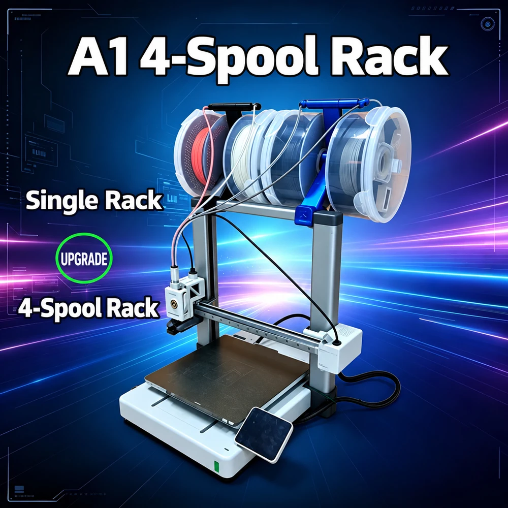 New Release 3D Printing Filament Dry Box 1KG Storage Case, Dustproof Anti-Moisture Sealed Box, Wall-Mounted for Filament Holder