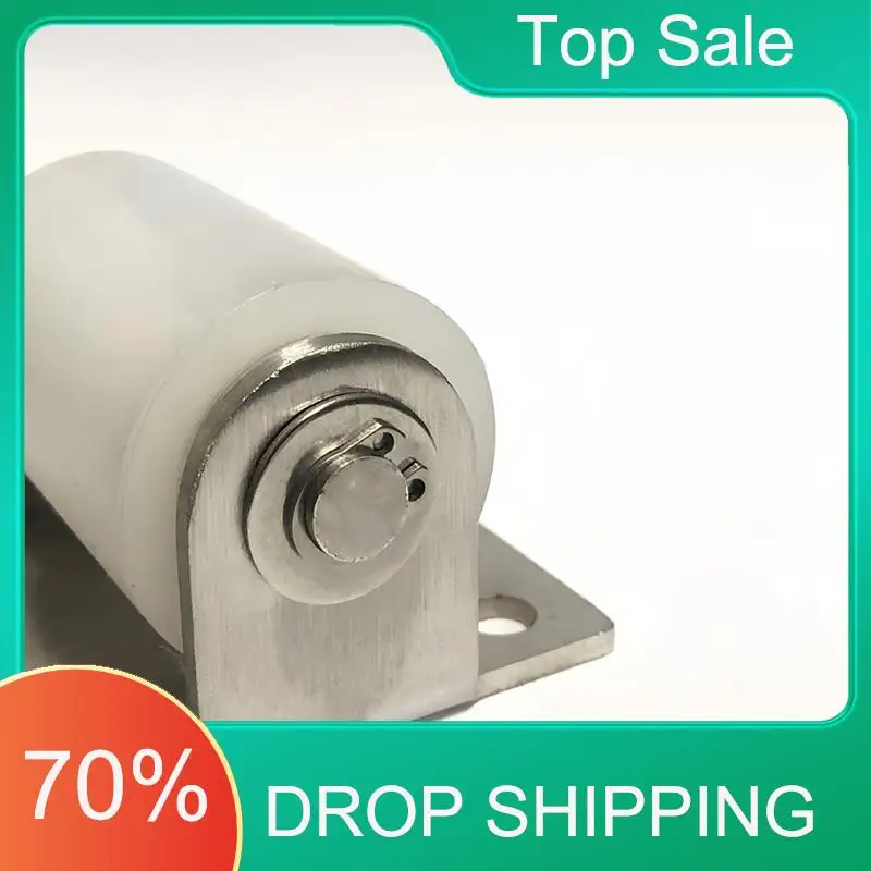 Acessórios de hardware para móveis superiores at03, 1 suporte de aço inoxidável, polia de nylon, rolamento silencioso, push-pull, rolo de cabeça de porta de chuveiro