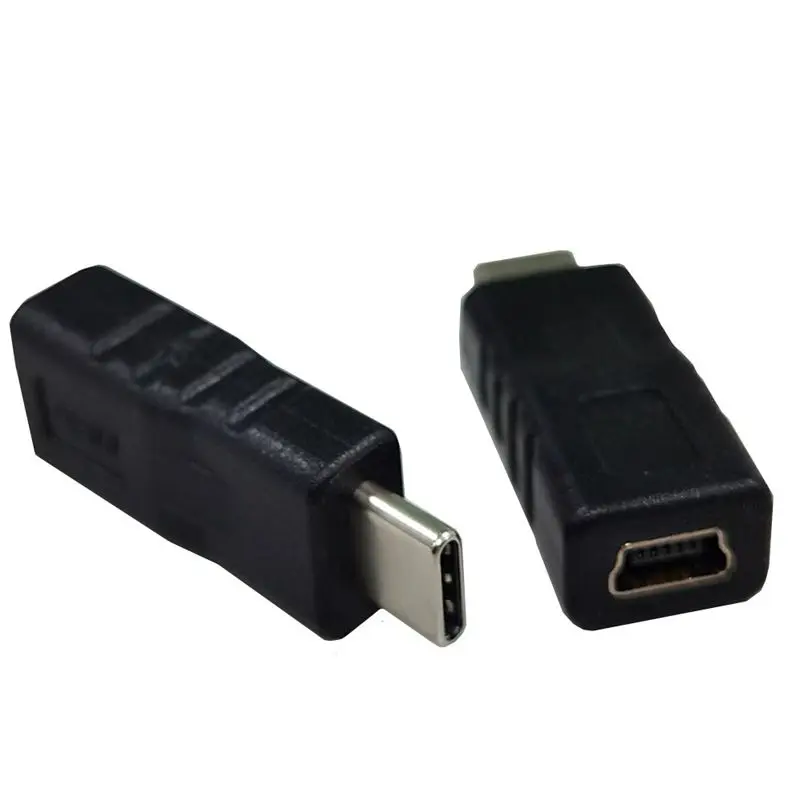 Adaptateur convertisseur USB 3.1 type-c mâle vers Mini 5 broches femelle/Micro 5 broches femelle pour Macbook Android