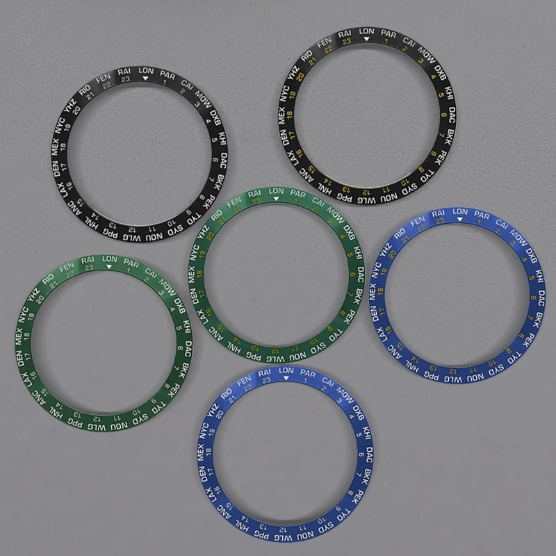 38x30.6mm watch ceramic bezel inset beveled bezel fits SKX007 SKX009 SRPD diving case bezel ring parts watch bezel spare parts