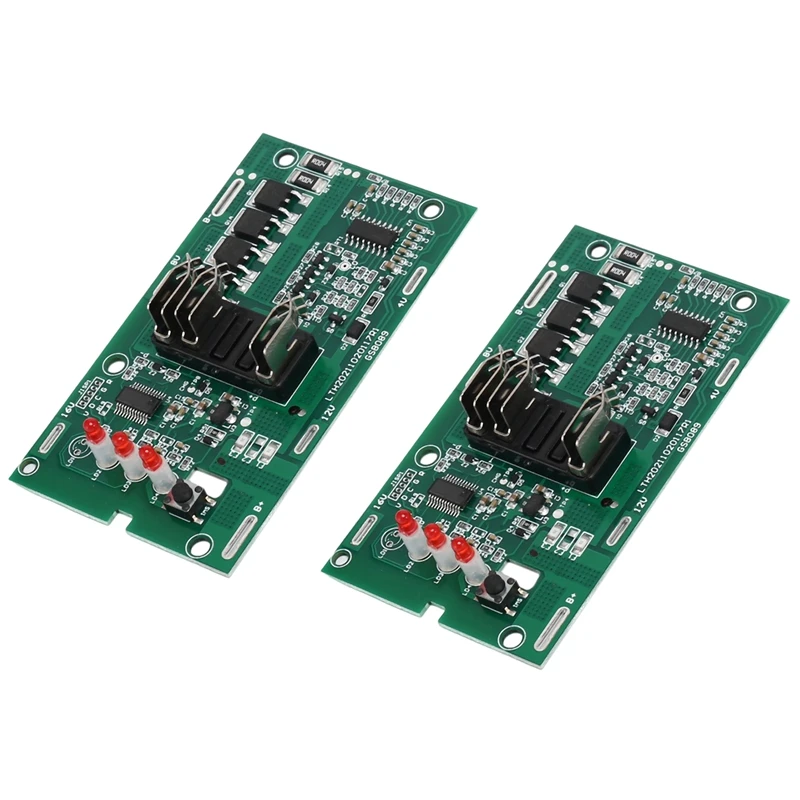 2Pcs RISE-4511396 Li-Ion Battery Charging Protection Circuit Board Pcb Board For Einhell Power X-Change 18V 20V Lithium