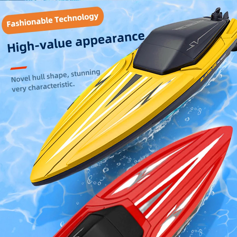 TY2 RC Speedboat Waterproof Dual Motor 2.4G High Speed Racing Boat Model Electric Radio Control Outdoor Boat Gifts Toys