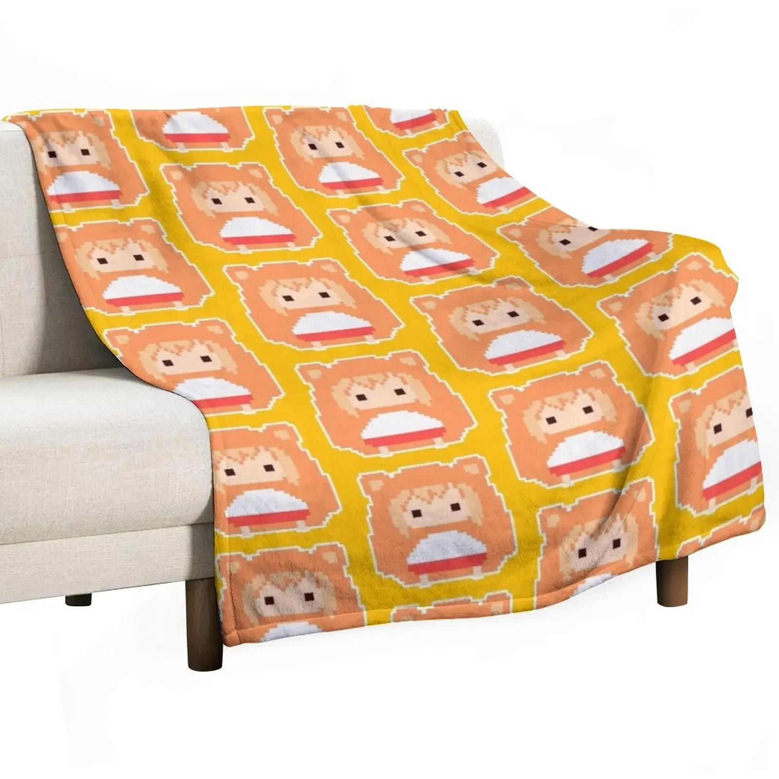 8bit Umaru Chan Throw Blanket Travel Fashion Sofas Flannel Fabric Soft Beds Blankets