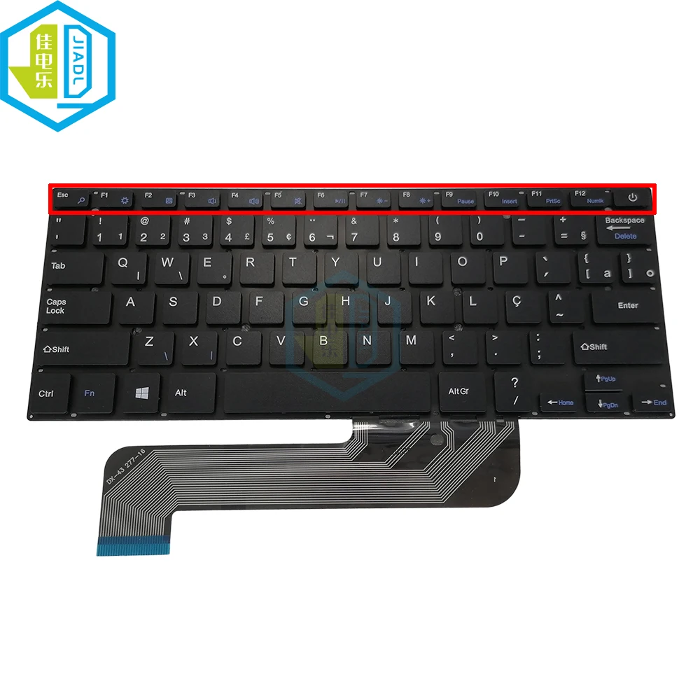 277-16 Brazilian Notebook Keyboard For Compaq Presario CQ-25 Brazil fit Portuguese Keyboards AItGr Keycaps MB27716023 XK-HS002