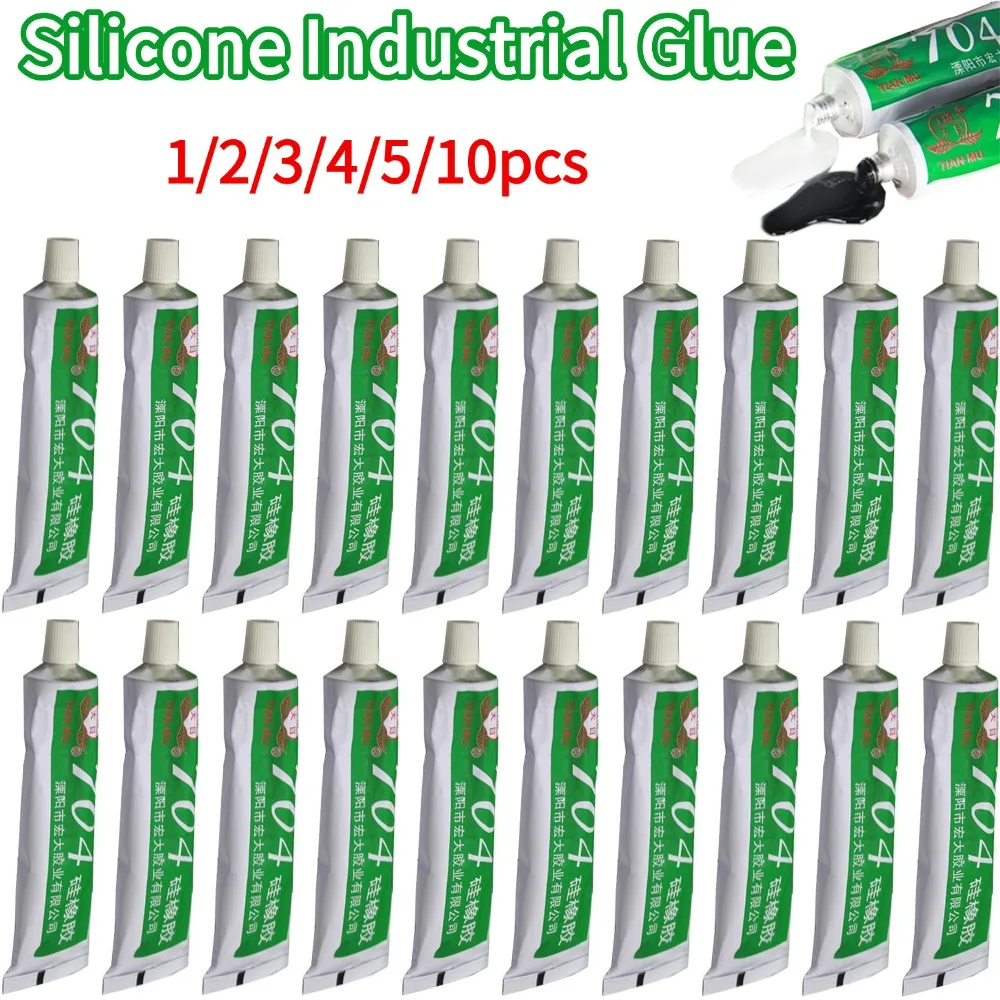Silicone Adhesive Sealant Resistant Electronic Insulation Glue Non-toxic High Temperature Black White Insulation Glue