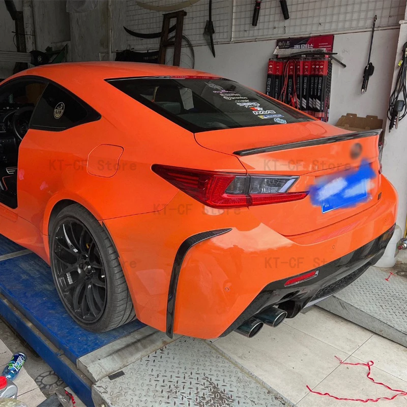 Suitable for applying decorative decals to the exterior of a Lexus RCF with carbon fiber modifications and “Wind Blade” styling