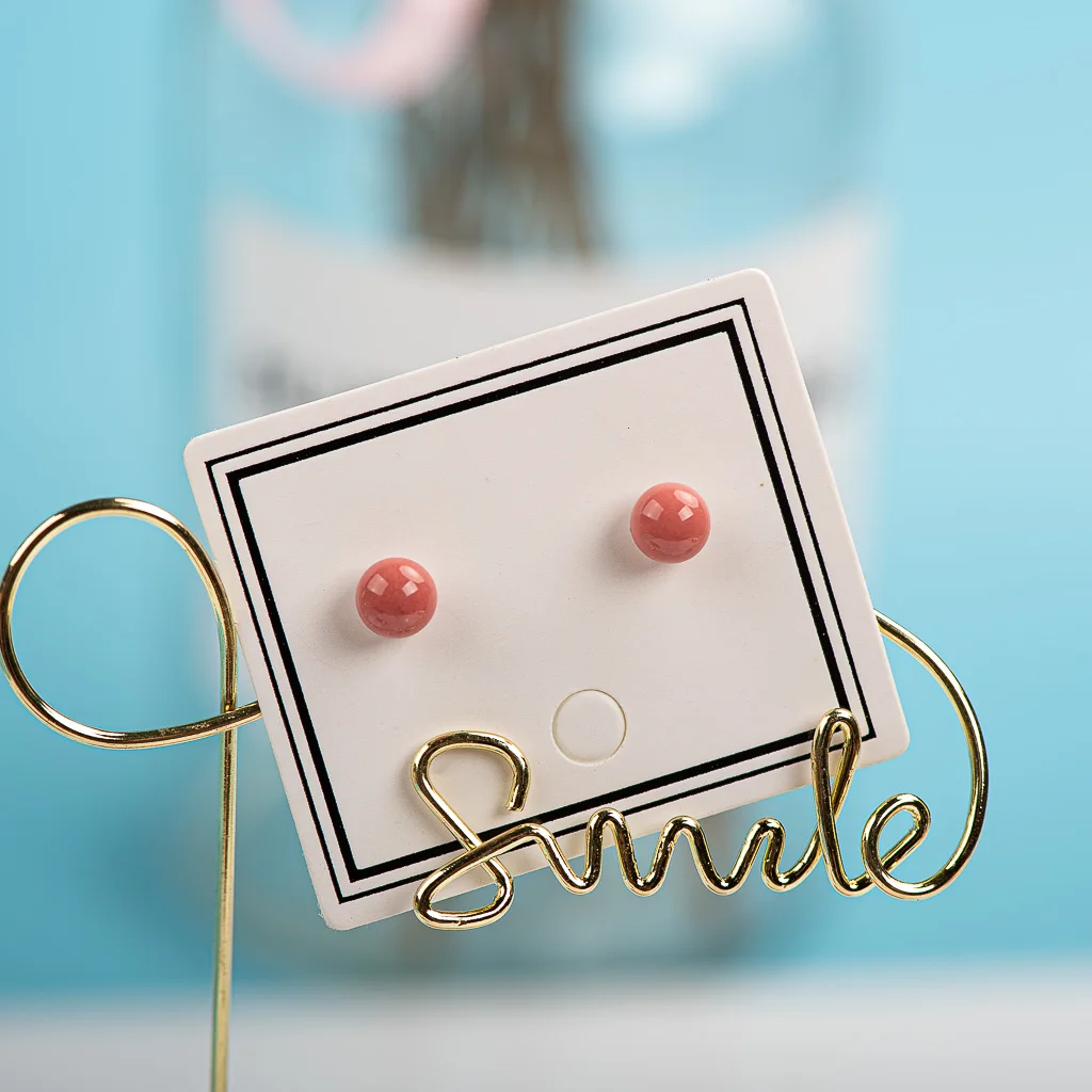 Small And Cute Porcelain Multicolor Earrings Anti-allergic #LY404 ピアス اقراط бижутерия комплекты por mayor