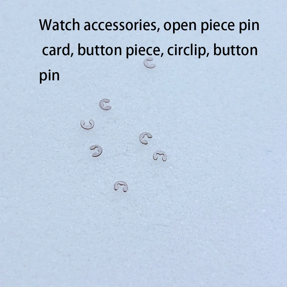 Watch accessories, open piece pin card, button piece, circlip, button pin