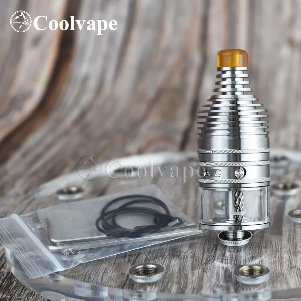 Wolf Coolvape Vapor Giant V2.5 Mini Mod with Taifun GX rdta 18650 battery 23mm Diameter Electronic cigarette mechanical kit