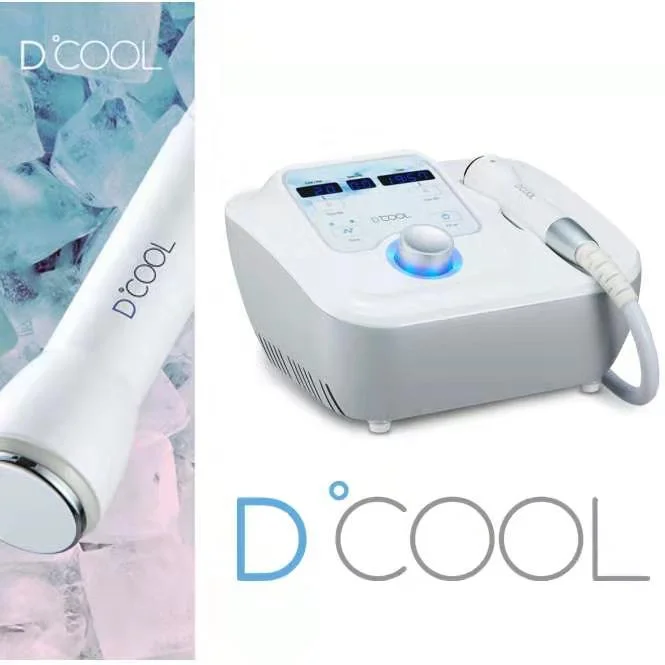 D-cool Facial EMS macchina per salone di bellezza per il raffreddamento della pelle del viso con elettroporazione dell'induttore freddo e caldo in vendita