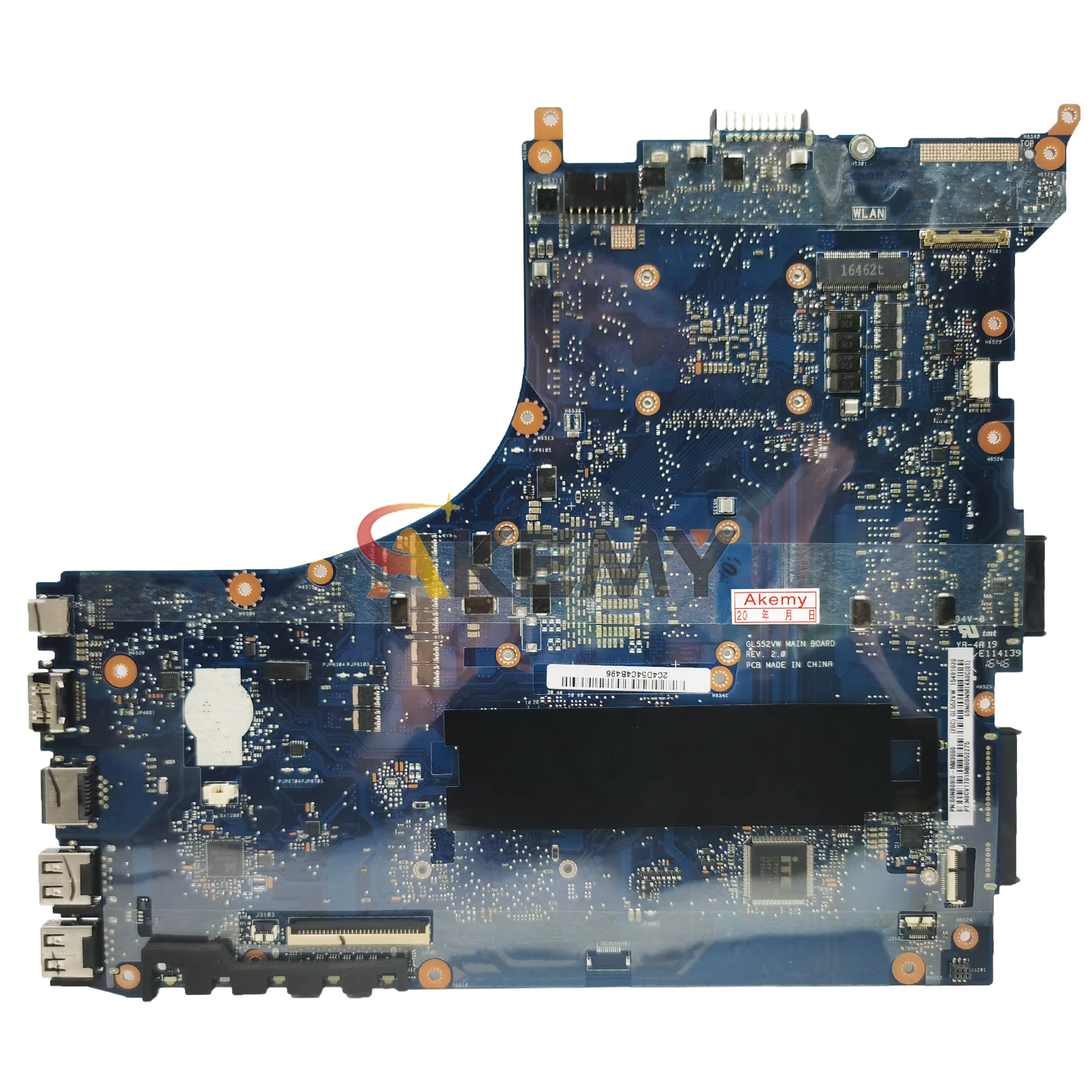 GL552VW Laptop Motherboard For ASUS ROG GL552VXK ZX50V FX-PRO GL552VX GL552V Notebook Mainboard With I5 I7 CPU 100% tests OK stk