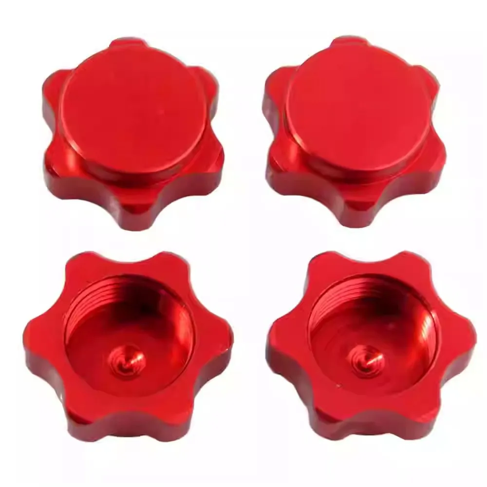 10Pcs dust nut 1/8 coupling nut HSP94762 94886 aluminum alloy shock absorber upper cover 17mm