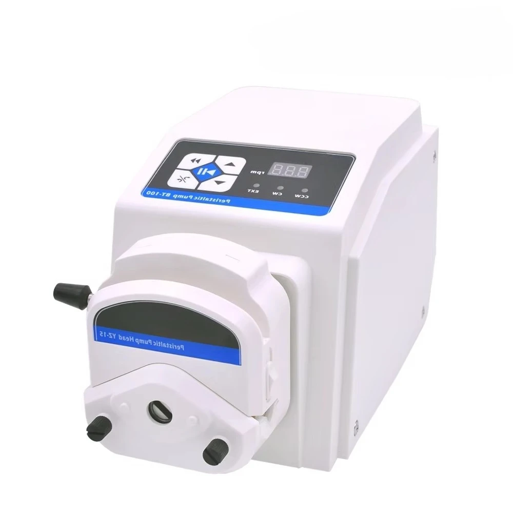 

Перистальтический насос INTLLAB с шаговым двигателем, 110-240 В, высокая точность, высокая скорость потока для лабораторного использования BT100J/YZ15