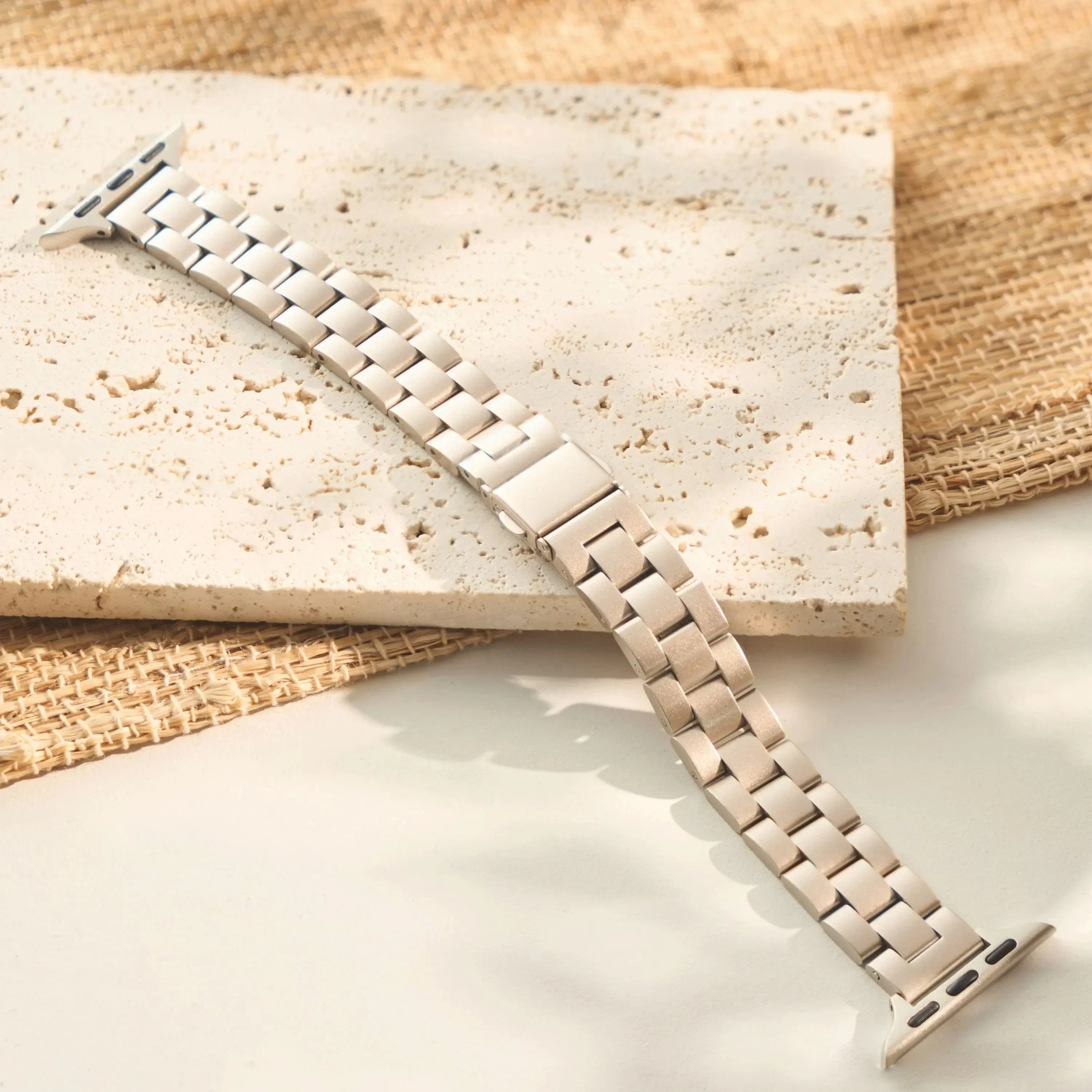 Edelstahlarmband Apple-Armband Kompatibel mit 8 Series 7 6 SE 3, Geeignet für 45/41mm 40/44mm 42mm 49mm Größen – Detail 8