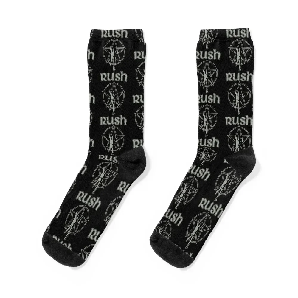 rúsh rock band (3) Socks funny gifts Crossfit short Men Socks Luxury Brand Women's