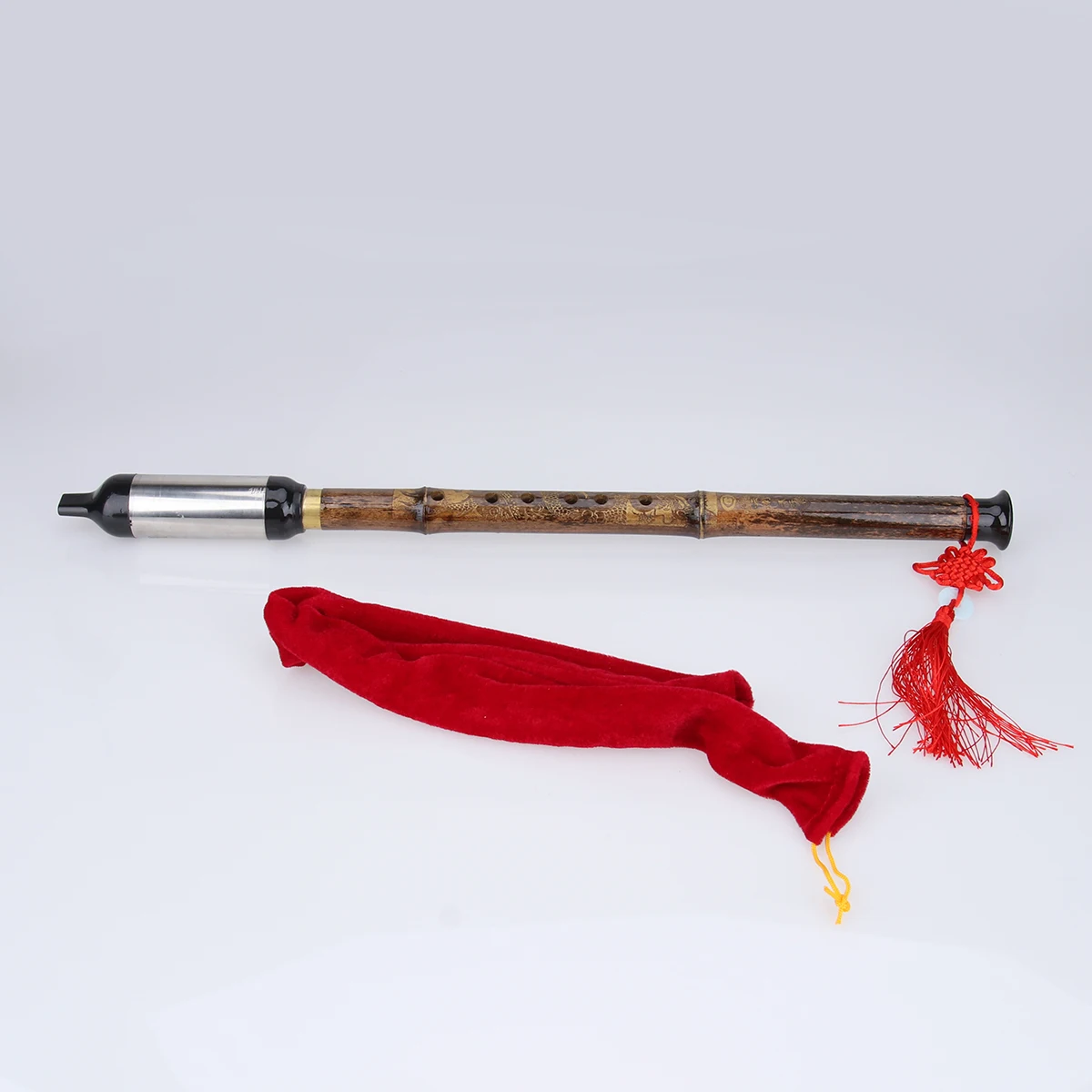 

Bawu Musical Instruments Dizi Handmade Flute Traditional Wooden Chinese