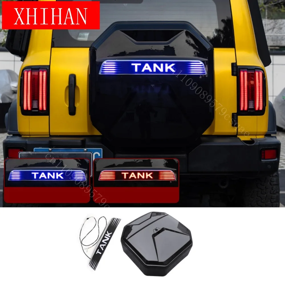 For Great Wall Tank 300 Spare Tire Cover Tire Shell Fully Wrapped Tire Protection Cover Off-road Modification Accessories