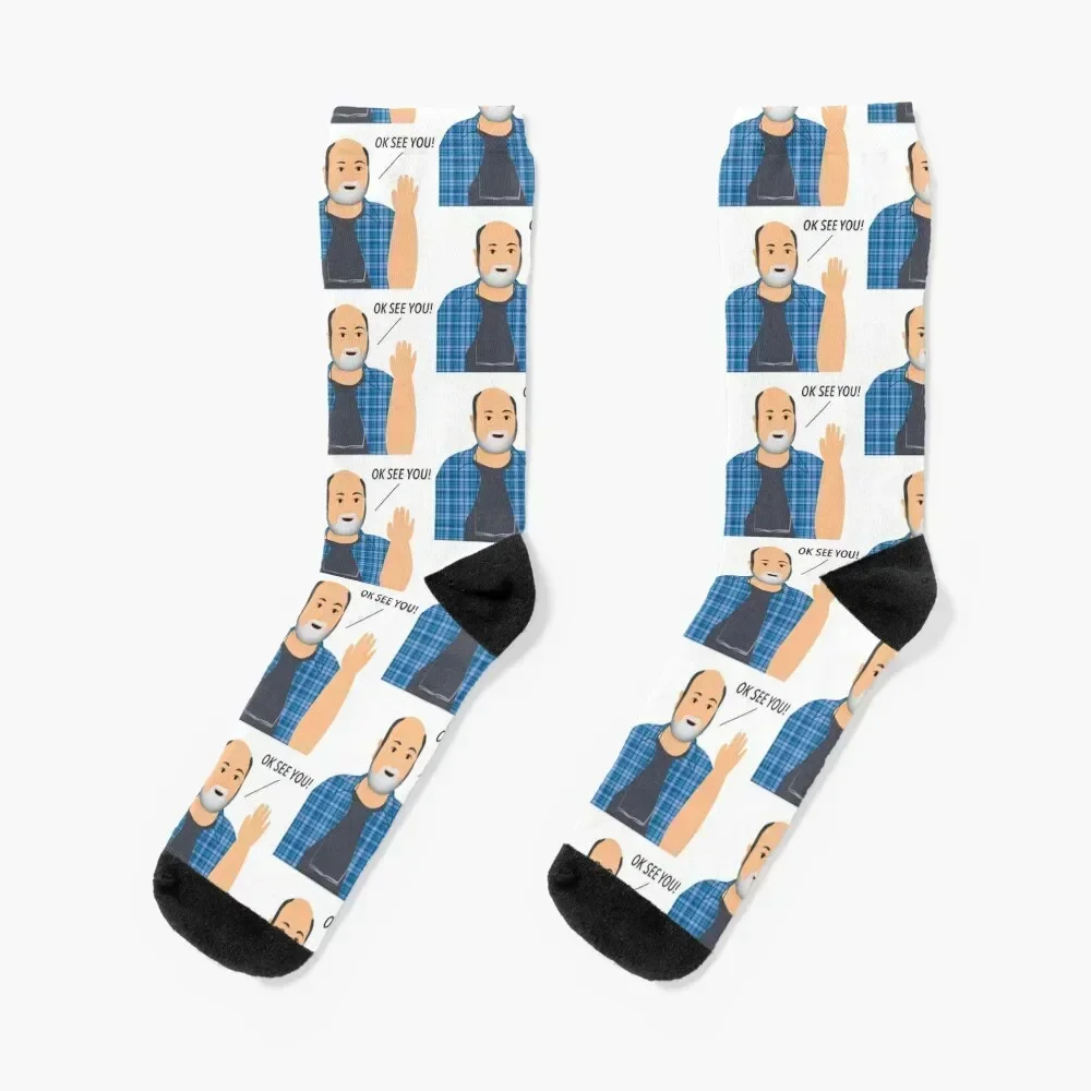 

Mr. Kim (Appa) OK SEE YOU - Kim's Convenience Socks crazy Wholesale Christmas Run Socks Men Women's