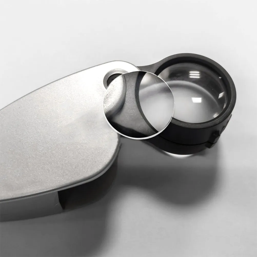 30Pcs Optical Convex Lenses Acrylic 21Mm Diameter Handheld Reading Magnifier Lens for Physics Experiment Student Teaching Lab