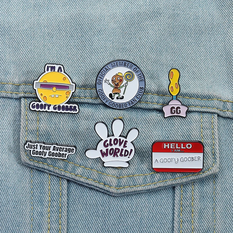 Classic Cartoon Animation Enamel Pins Cute Funny Creative Cartoon Brooches Backpack Lapel Badge Jewelry Gift for Kids Friends